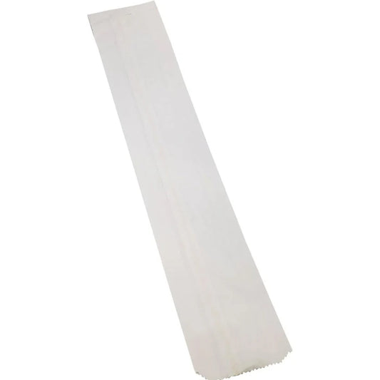 BAGUETTE BAG  #A424  4 x 2.5 x 24  WHITE @ 1M