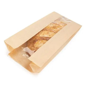 BREAD BAG  #320799  9 x 6 x 16  KRAFT STOCK DESIGN @ 500