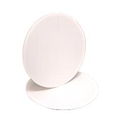 CAKE BOARD FOLDUNDER  10"  ROUND  1/4"  "WHITE" @ 24