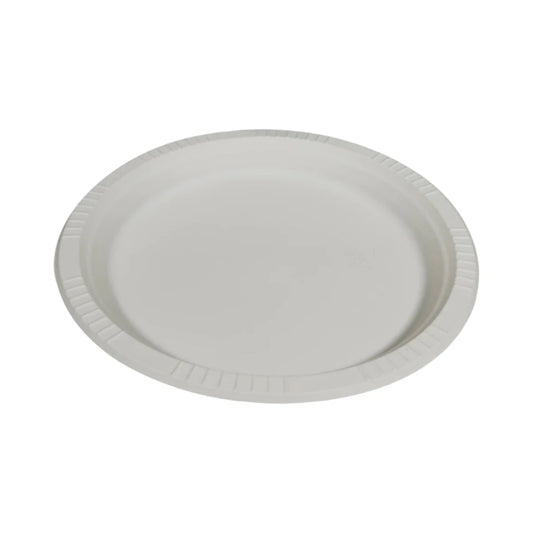 CORN STARCH #PLT169 9" ROUND PLATE @ 10X50