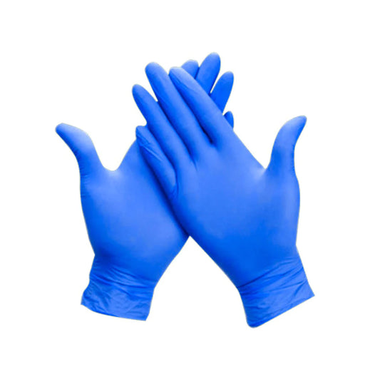 GLOVES NITRILE 8 MIL BLUE (P.F.) MEDIUM @50