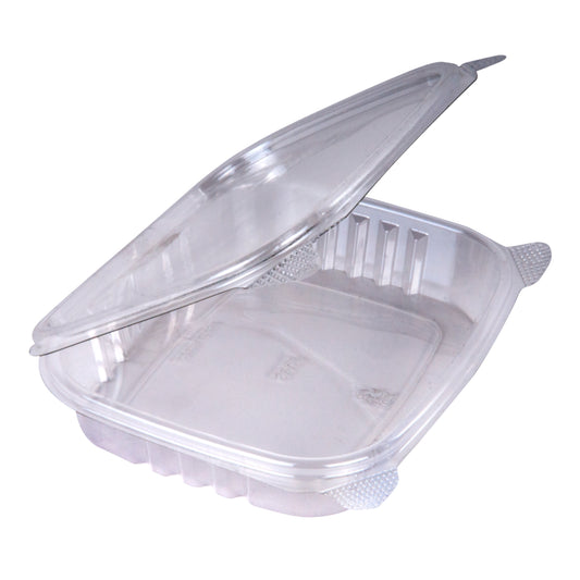 HINGED PLASTIC CONTAINER #02010 SHALLOW @ 500