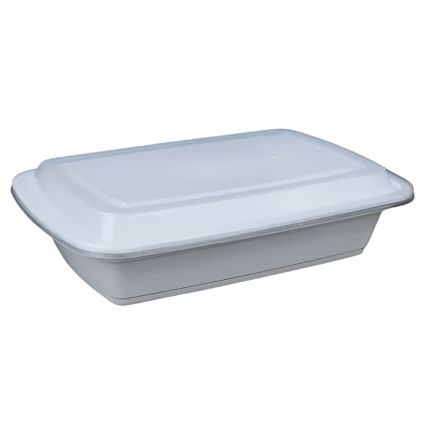 PLASTIC CONTAINER #2114500175 1LT SQUARE WHITE @ 420