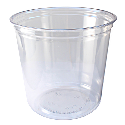 PLASTIC DELI CONTAINER  #RD24B1  24 OZ @ 500
