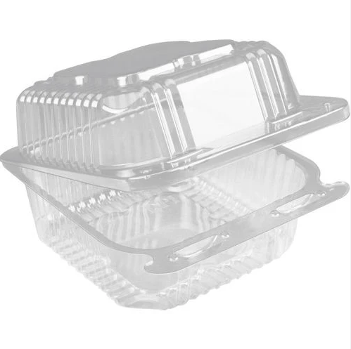 5.75x5.75x3 #HQ1106 CLEAR CLAMSHELL