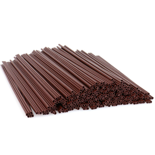8" PLASTIC STIR STICKS BROWN 10x1M