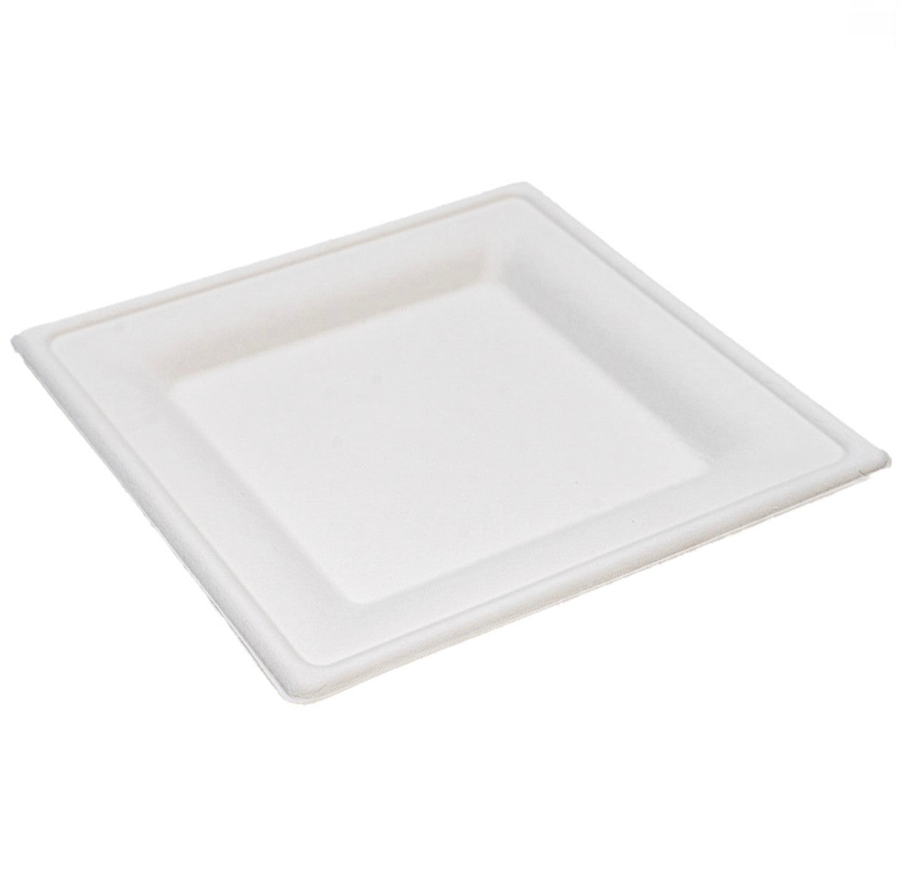 BAGASSE PLATE SQUARE 8" @400