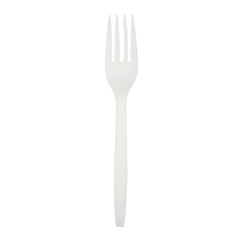 COMPOSTABLE STARCH FORK #EG-A-K01 "WHITE" @ 20x50