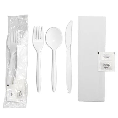 CUTLERY KIT #828378 (FORK / KNIFE / SOUPSPOON / DISPENSER NAPKI...