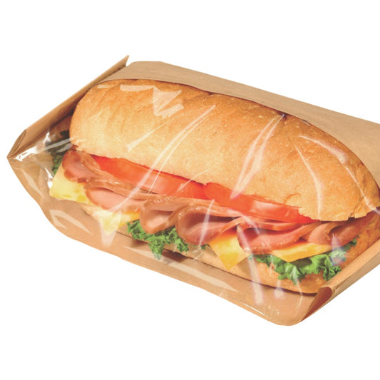 DUBLVIEW #300080  TO-GO NATURAL DELI  BAG @ 500