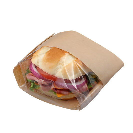 DUBLVIEW #300093  TO-GO NATURAL DELI BAG @ 500