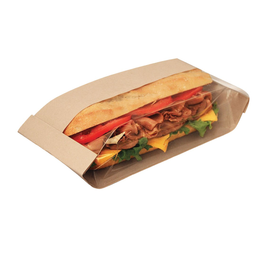 DUBLVIEW #300094 TO-GO NATURAL DELI BAG @ 500
