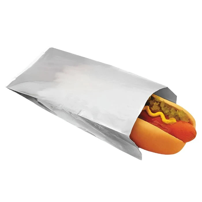 FOIL HOT DOG BAG  #700115  LARGE  PLAIN @ 1M