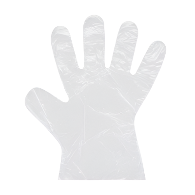 GLOVES  POLY  DELI  MEDIUM @ 500/PKG.