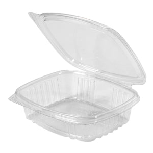 HINGED PLASTIC CONTAINER  #AD08  8 OZ  @ 200