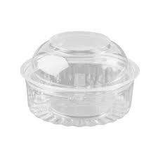 HINGED PLASTIC CONTAINER #AD08F 8 OZ (DOME LID) @ 200