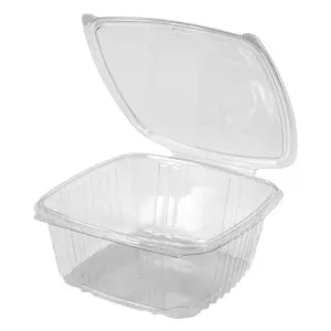 HINGED PLASTIC CONTAINER  #AD64  64 OZ @ 200