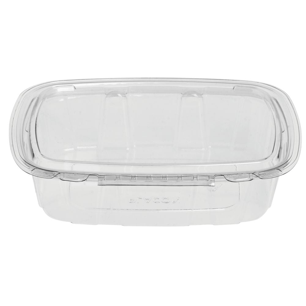 HINGED PLASTIC CONTAINER  #CS2-20T  20 OZ  CLEAR @ 164