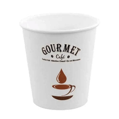 HOT DRINK CUP #10HDS 10 OZ  "GOURMET CAFE" @ 1M