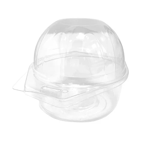 MUFFIN CONTAINER  #02409  HINGED (SINGLE CAVITY) @ 400