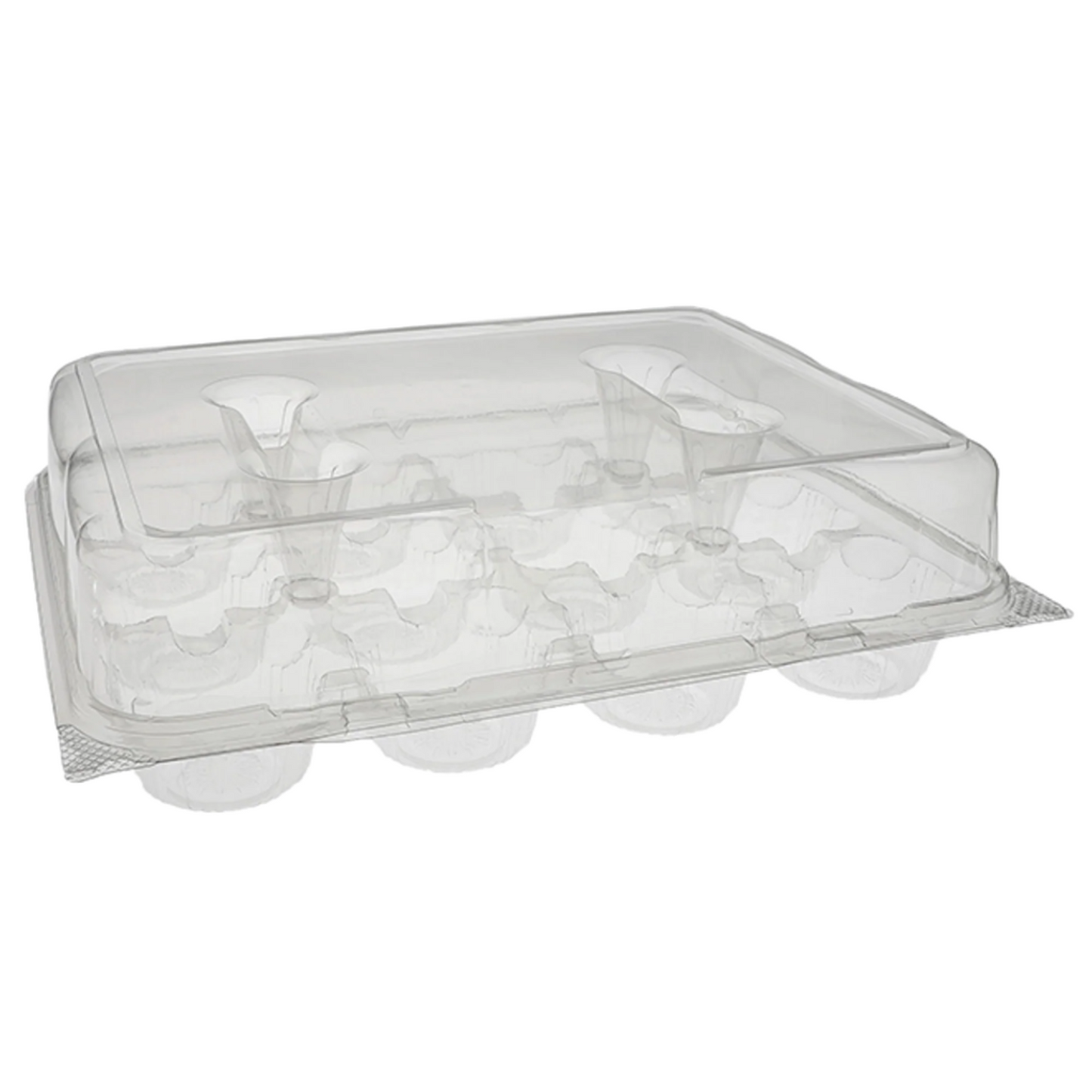 MUFFIN CONTAINER  #095131  HINGED  12-CAVITY @ 76