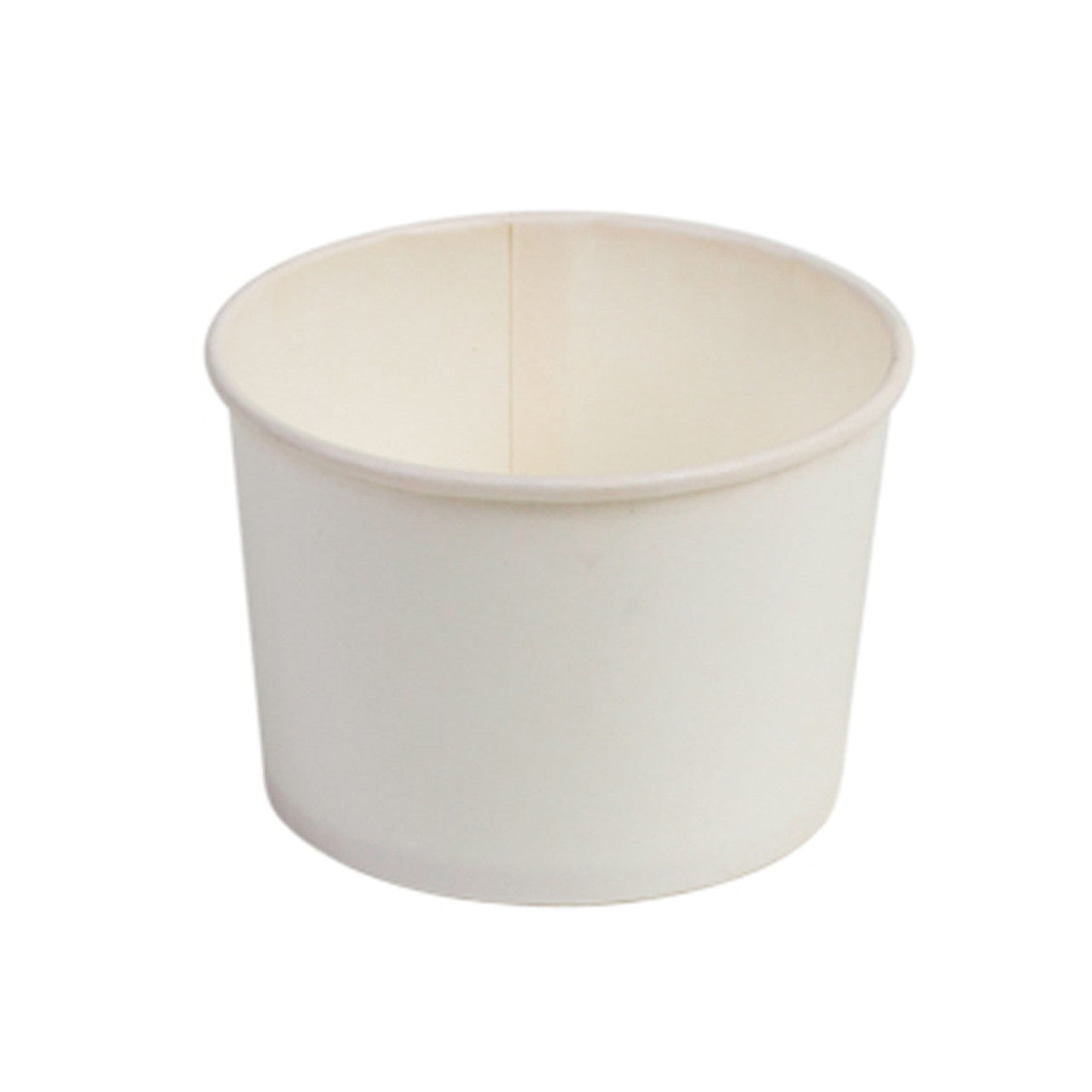 PAPER FOOD CONTAINER #HS4085  8 OZ  WHITE @ 500