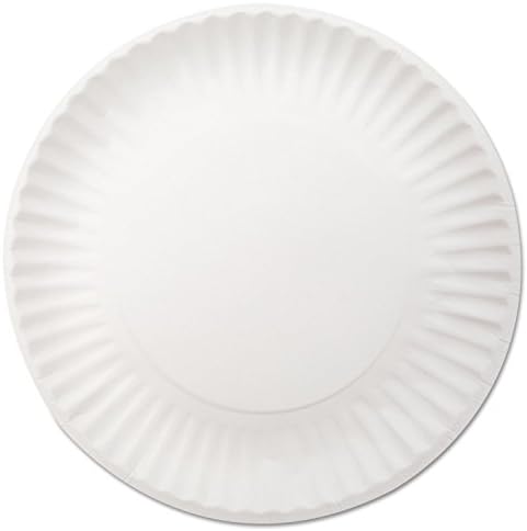 PAPER PLATE  #PP6  6" UNCOATED WHITE @ 1M