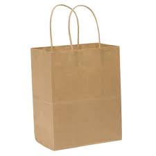 PAPER SHOPPER #87124 "MISSY" 10x5x13  KRAFT @ 250
