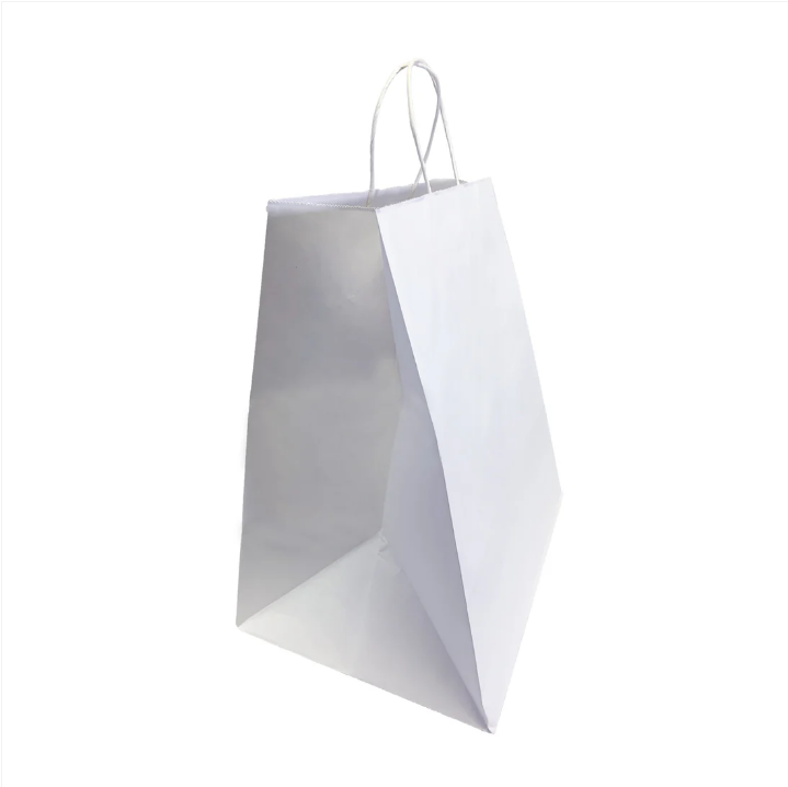 PAPER SHOPPER #85934 "SUPER ROYAL" 14x10x15.75 WHITE @ 200