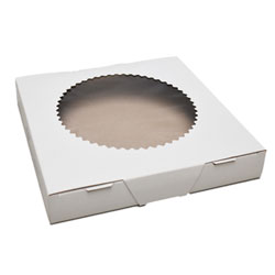 PIE  BOX  8 x 8 x 1.5  (CELLO WINDOW) @ 250