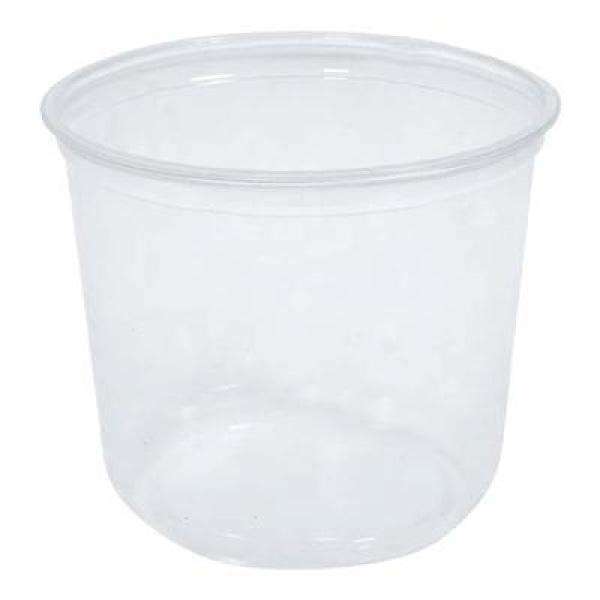 PLASTIC CONTAINER #70-24270 (24-115) (K24T) 24oz CLEAR @ 500
