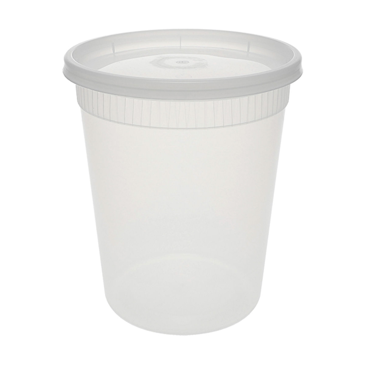 PLASTIC DELI CONTAINER / LID  #TOC355  32 OZ COMBO @ 240