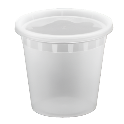 PLASTIC DELI CONTAINER  #V04766  24 OZ @ 10x50