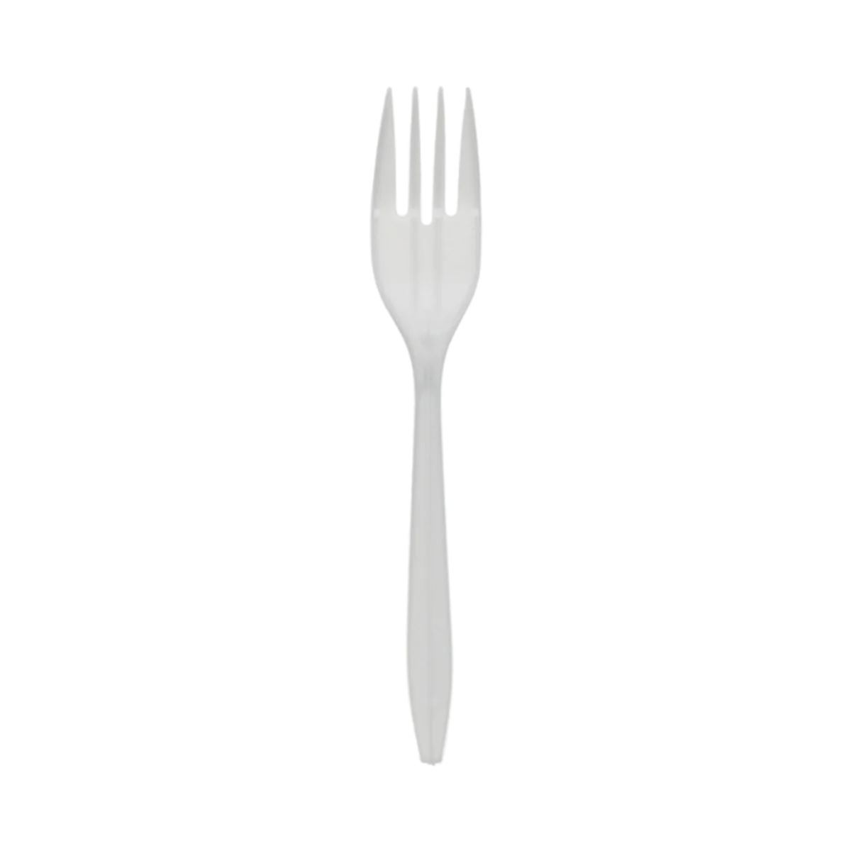 PLASTIC FORKS   (MEDIUM)  WHITE @ 1M