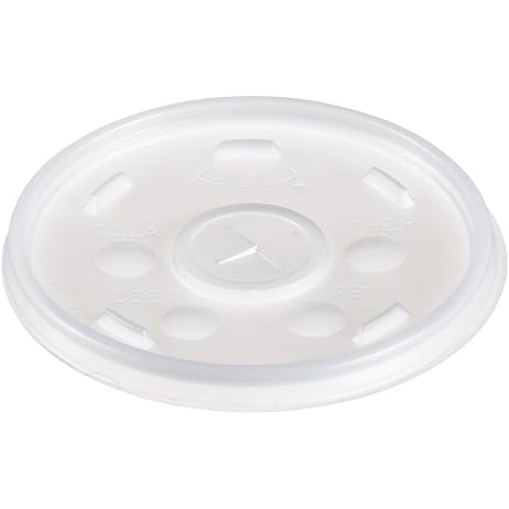 PLASTIC LID  DART  #12FTL  WHITE @ 1M