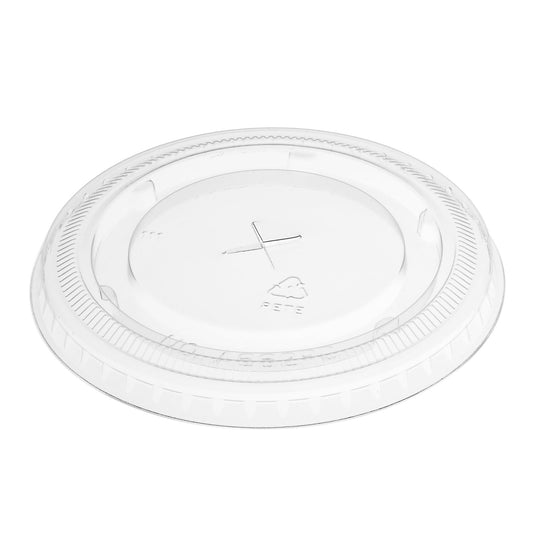 PLASTIC  LID  #BZPEL99S FLAT CLEAR (STRAW SLOT) @ 1M
