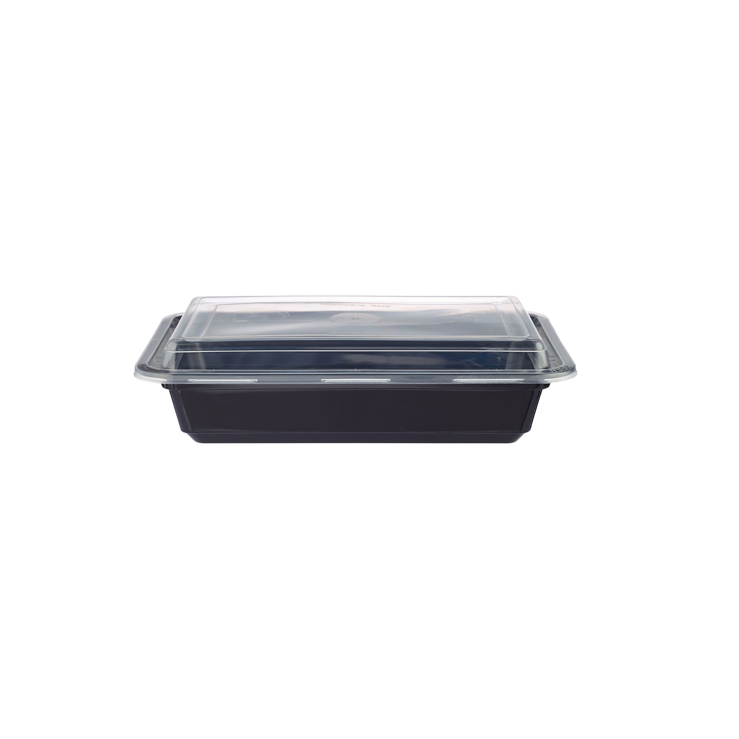 PLASTIC RECTANGULAR CONTAINER  DEEP  28 OZ @ 150