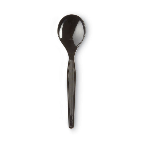 PLASTIC SOUPSPOONS #SM517  DIXIE  "BLACK" @ 1M