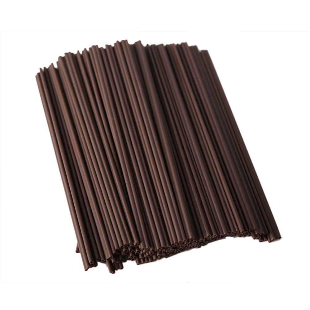 STIR STIX  #101700  6"  PLASTIC  BROWN @ 10x1M