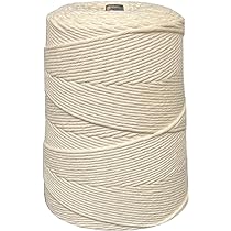 TWINE 3-PLY  SOFT  COTTON  WHITE 2.5LB