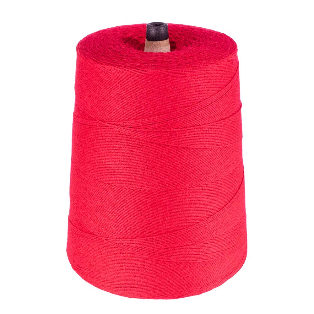 TWINE 4-PLY SOFT COTTON  "RED" @ 2.5LB