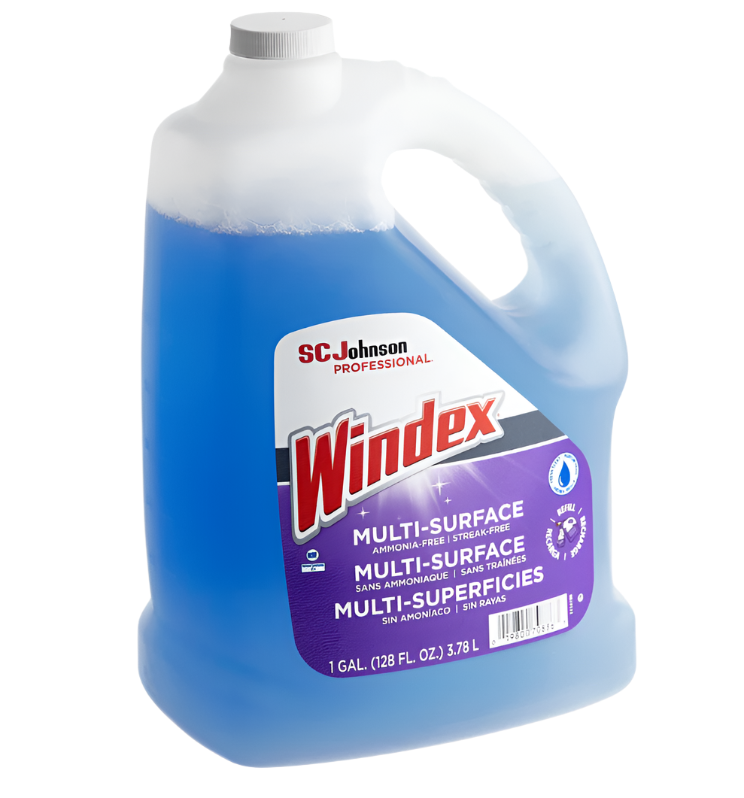 WINDEX GLASS CLEANER  #70759 @ 4 x 3.78L