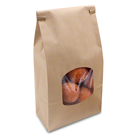 WINDOW BAKERY BAG  #300249 1LB NATURAL W/TIN TIES @ 500