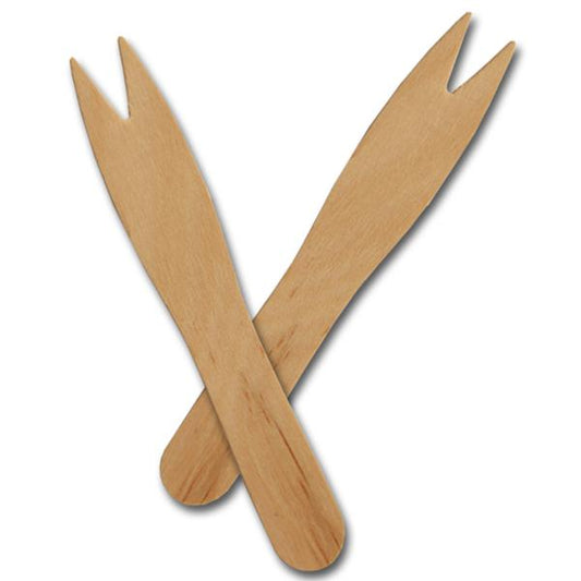 WOODEN CHIP FORKS  #80-600 @ 1M